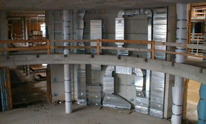 Lüftungsverteilung Saal